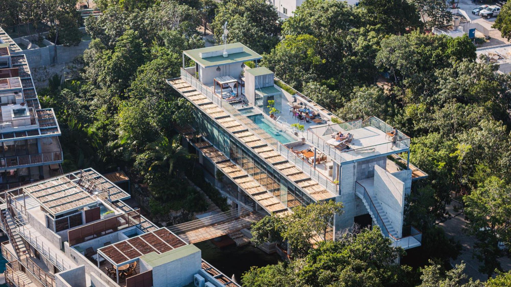 Classy 1br On Private Cenote Big Gym Roof Pool