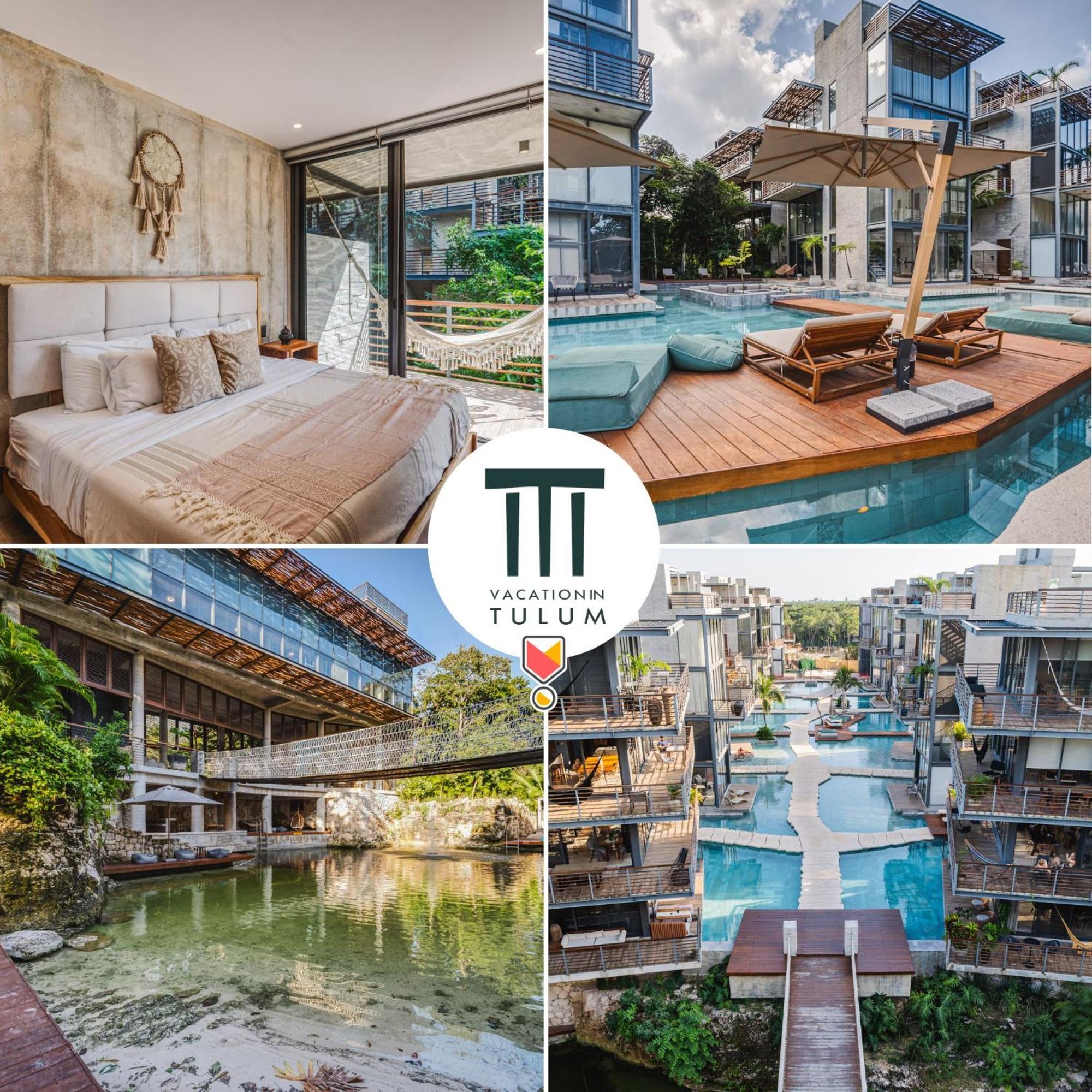 Apartment Classy 1br On Private Cenote Big Gym Roof Pool *